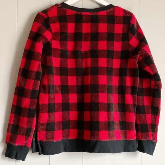 WONDERSHOP Women's Buffalo Plaid 3pc Pajama Shorts Set L - Picture 3 of 10